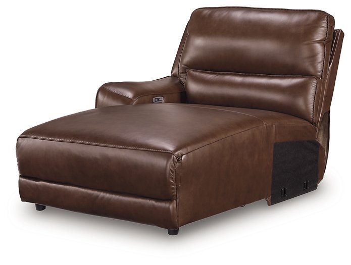 DeepWakes Power Reclining Sectional with Chaise - Hello Home Furniture & Mattress (Longmont, CO)