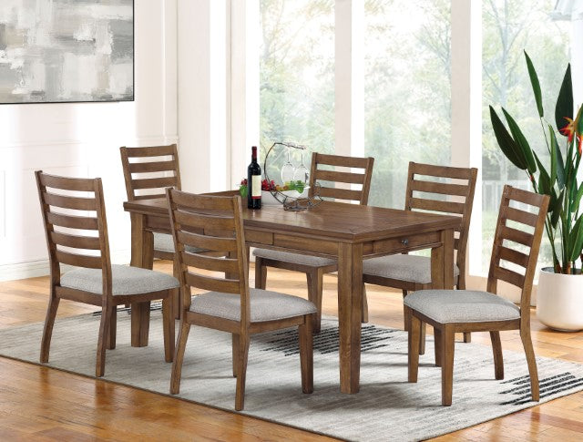 Rapidview 6 Pc Dining Table Set with Bench - Hello Home Furniture & Mattress (Longmont, CO)