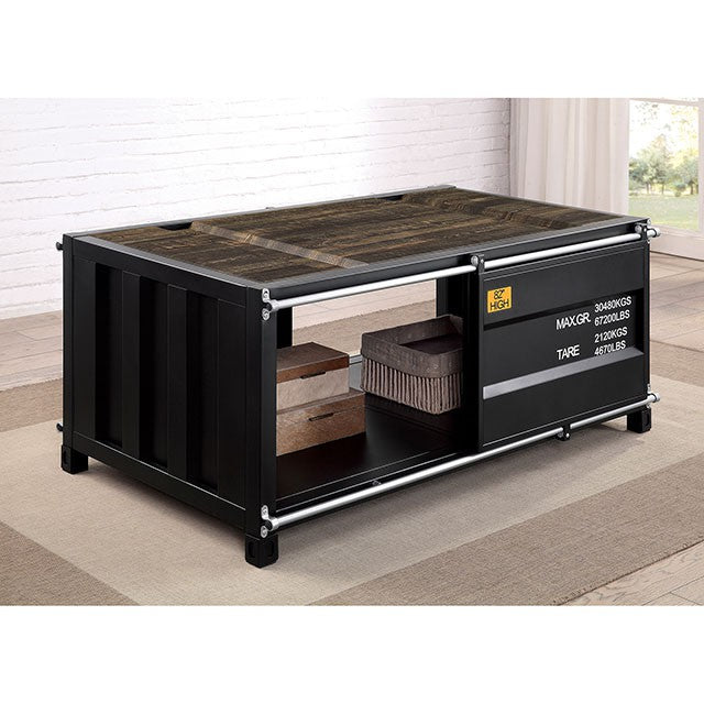Dicargo Coffee Table Black - Hello Home Furniture & Mattress (Longmont, CO)
