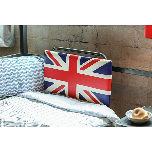 Royal Racer Twin Bed, Blue - Hello Home Furniture & Mattress (Longmont, CO)