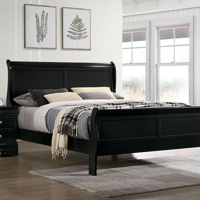 Louis Philippe Full, Twin, Full, & King Bed Black, Grey, Brown & White - Hello Home Furniture & Mattress (Longmont, CO)