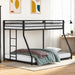 Rothwell Metal Bunk Bed Twin/ Full - Hello Home Furniture & Mattress (Longmont, CO)