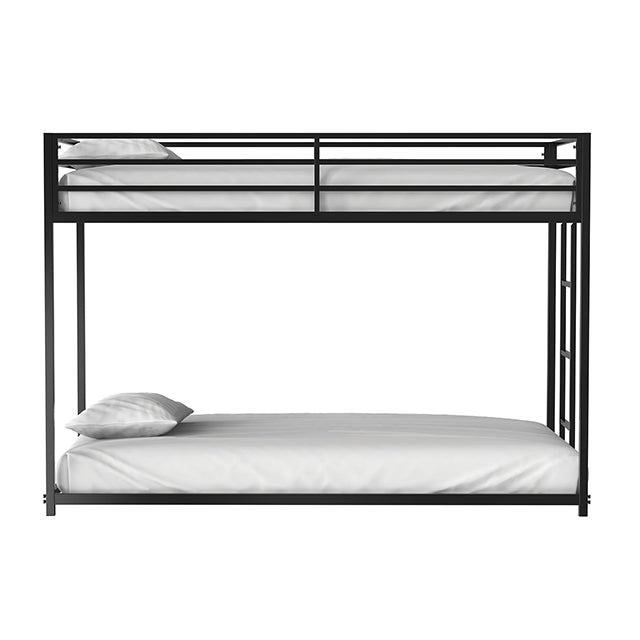 Rothwell Metal Bunk Bed Twin/ Full - Hello Home Furniture & Mattress (Longmont, CO)