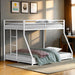 Rothwell Metal Bunk Bed Twin/ Full - Hello Home Furniture & Mattress (Longmont, CO)