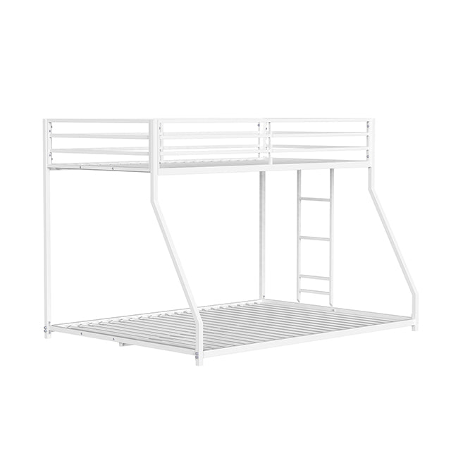 Rothwell Metal Bunk Bed Twin/ Full - Hello Home Furniture & Mattress (Longmont, CO)