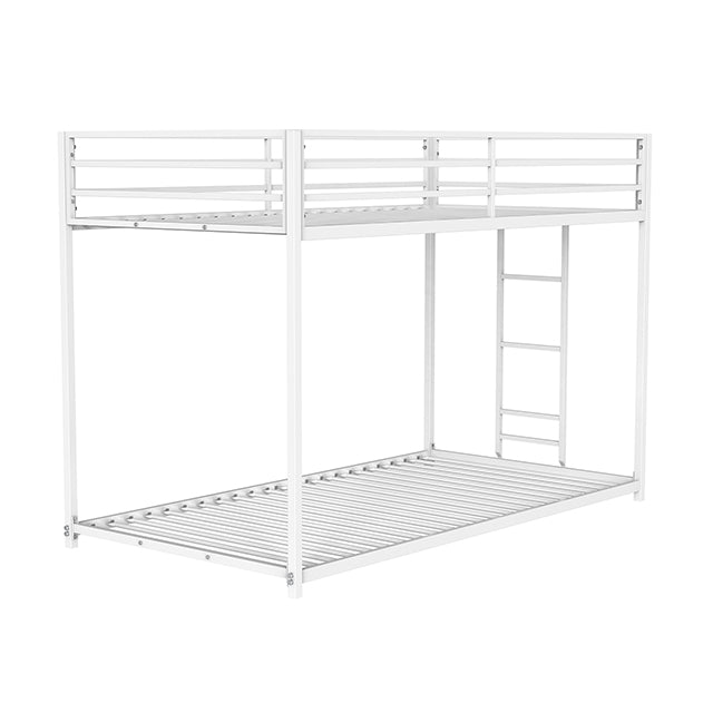 Rothwell Metal Bunk Bed Twin/ Full - Hello Home Furniture & Mattress (Longmont, CO)