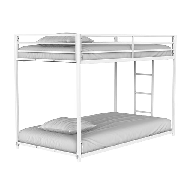 Rothwell Metal Bunk Bed Twin/ Full - Hello Home Furniture & Mattress (Longmont, CO)
