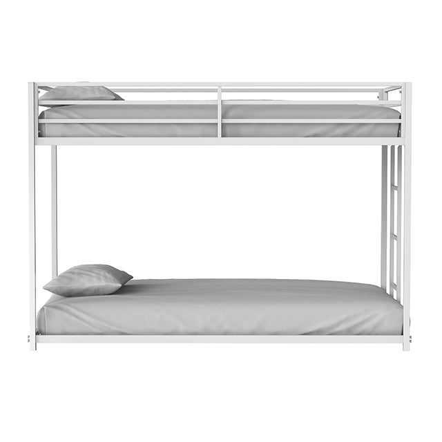 Rothwell Metal Bunk Bed Twin/ Full - Hello Home Furniture & Mattress (Longmont, CO)