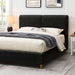 Stavern E.King, Full, & Queen Bed Grey & Black - Hello Home Furniture & Mattress (Longmont, CO)