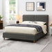 Stavern E.King, Full, & Queen Bed Grey & Black - Hello Home Furniture & Mattress (Longmont, CO)