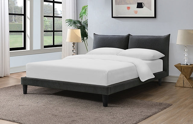 Verwood E.King, Full, & Queen Bed Gray & Light Gray - Hello Home Furniture & Mattress (Longmont, CO)