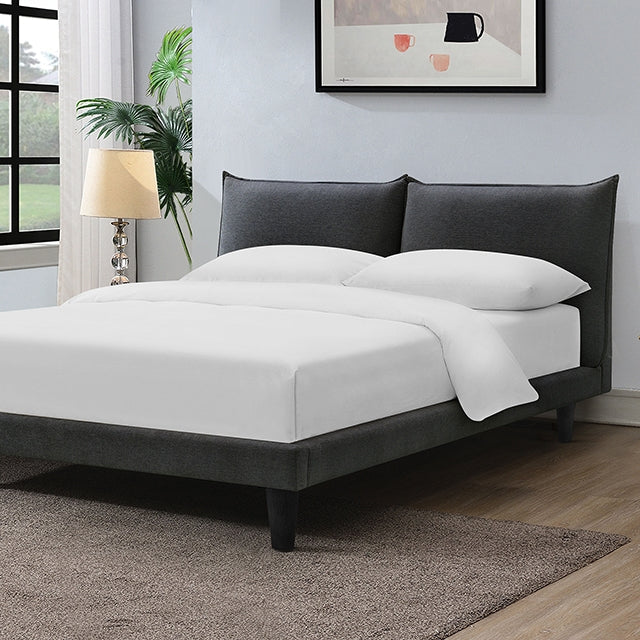 Verwood E.King, Full, & Queen Bed Gray & Light Gray - Hello Home Furniture & Mattress (Longmont, CO)