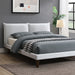Verwood E.King, Full, & Queen Bed Gray & Light Gray - Hello Home Furniture & Mattress (Longmont, CO)