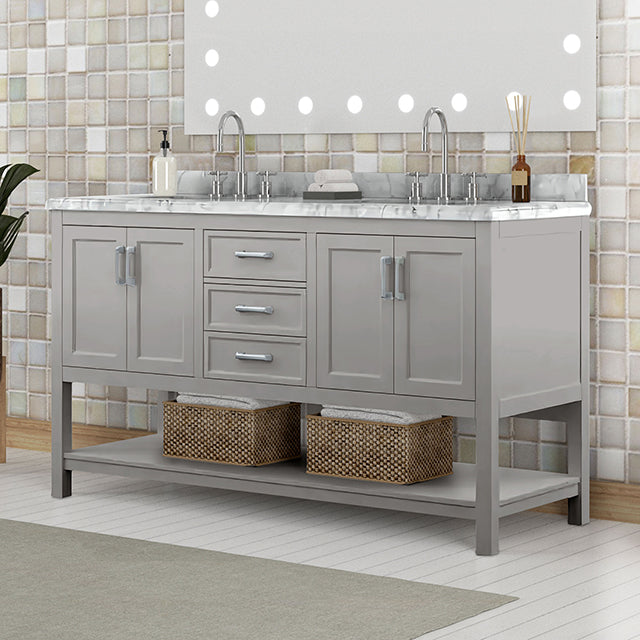 Reston Vanity with Top/ Sink - Hello Home Furniture & Mattress (Longmont, CO)