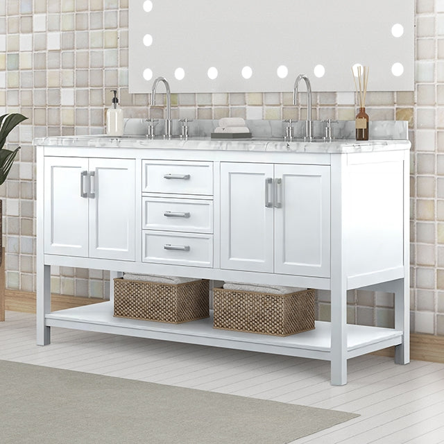 Reston Vanity with Top/ Sink - Hello Home Furniture & Mattress (Longmont, CO)